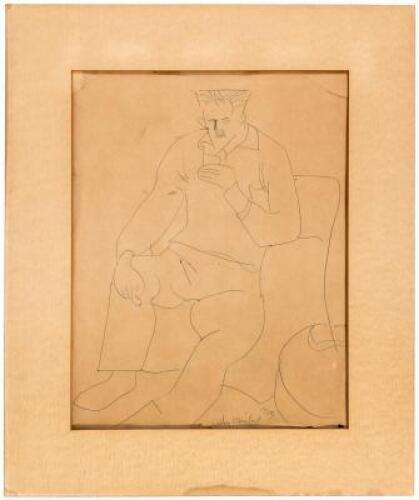 Original drawing signed by American artist Sally Michel Avery
