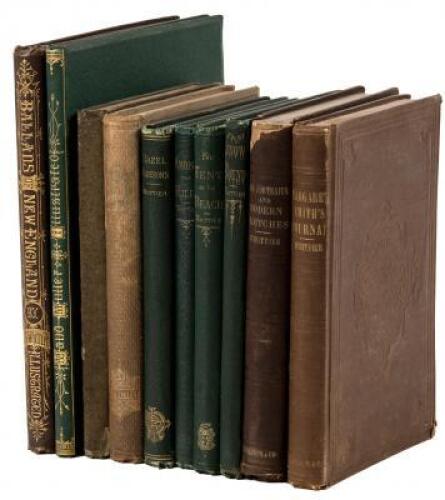 Ten volumes by Whittier