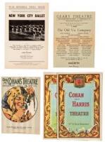 Small group of theater ephemera from New York and San Francisco