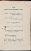 In the Supreme Court of the State of California. Reed and Rowland, Plaintiffs and Respondents, vs. Jesus y Barra &c., Defendants and Appellants. Brief of Appellants