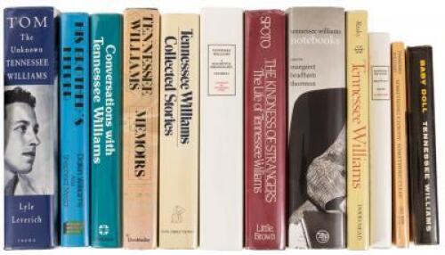 Twelve volumes by or about Tennessee Williams, including a few bibliographies