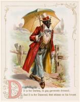 Five chromolithograph prints - racist depictions of African Americans