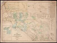 Map of the County of Los Angeles and parts of San Bernardino and San Diego Co's.,
California