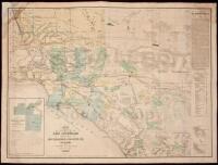 Map of the County of Los Angeles and parts of San Bernardino and San Diego Co's.,
California