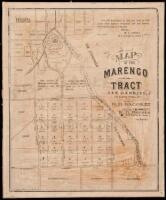 Map of the Marengo Tract, San Gabriel, Los Angeles County, Cal. Owned by H.D. Bacon, for sale by W.G. Hughes...