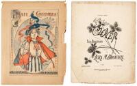 Collection of sheet music, including some manuscript