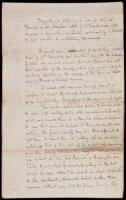 Manuscript document regarding a loan to John Charles Fremont for his Las Mariposas Estate scheme