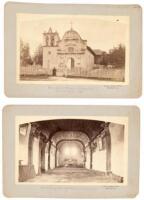 Two original albumen photographs, mounted to card