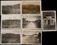 Seven photographs of Bodie, California