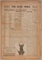 Nine Issues of The Bodie Miner-Index (later Bodie Miner) newspaper