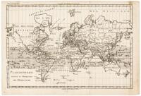 Planisphere suivant la Projection de Mercator