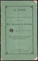 An Exposé to the President of the United States of schemes of a few land speculators in California, to obtain title to a large portion of public lands; and an appeal to the President by settlers on Soscol [sic] Ranch, to recommend the repeal of the specia