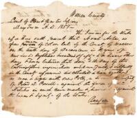 Autograph Document Signed - “A True Bill…State vs. Noah Ashe, free Man of Color, Cohabiting with Slave”