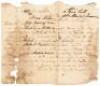 Autograph Document Signed - “A True Bill…State vs. Noah Ashe, free Man of Color, Cohabiting with Slave” - 2