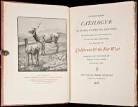 A Descriptive & Priced Catalogue of Books, Pamphlets, and Maps Relating Directly or Indirectly to the History, Literature, and Printing of California and the Far West, Formerly the Collection of Thomas Wayne Norris, Livermore, Calif.