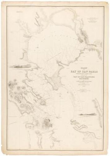 Chart of the Bay of San Pablo Straits of Carquines and part of the Bay of San Francisco California