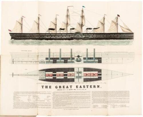 Brunel's Mammoth Ship. View, Section, Plan, and Description of the Great Eastern Steam Ship, Building at Millwall for the Eastern Steam Navigation Company, and Designed to Carry Ten Thousand Persons