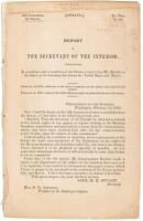 Report of the Secretary of the Interior, communicating...a report from Mr. Bartlett on the subject of the boundary lines between the United Sates and Mexico