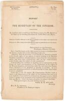 Report of the Secretary of the Interior, communicating...a report from Mr. Bartlett on the subject of the boundary lines between the United Sates and Mexico