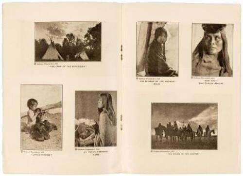 Photographs Made on the Rodman Wanamaker Historical Expeditions to the North American Indian Comprise the Most Complete Collection of Indian Subjects in Existence - 12 pp. booklet of photographs
