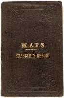 Map of the Great Salt Lake and Adjacent Country in the Territory of Utah. Surveyed in 1849 and 1850 [and] Map of a Reconnaissance between Fort Leavenworth on the Missouri River, and the Great Salt Lake in the Territory of Utah, Made in 1849 and 1850 under