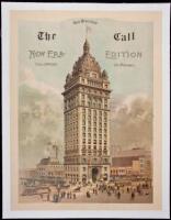 Chromolithograph advertising poster for The San Francisco Call