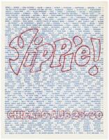 Yippie! Chicago Aug 25-30 - rare color handbill
