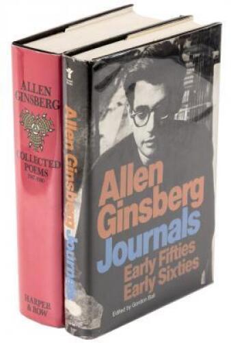 Two volumes signed by Allen Ginsberg