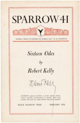 Six issues of Sparrow and one volume