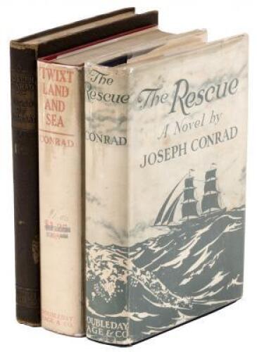 Three first American editions of Joseph Conrad