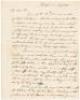 Archive of 44 Autograph Letters Signed written to Dr. Jacob Bigelow of Boston by 20 notable correspondents, which illuminate the foundations of Botanical Science in America - 8