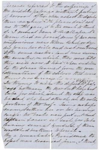 Manuscript Signed (with initials), &ldquo;Story of Kitty Mulgrave, the Negress Teacher&rdquo;