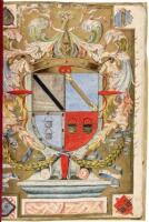 Seventeenth Century Chilean manuscript Coat of Arms in Spanish