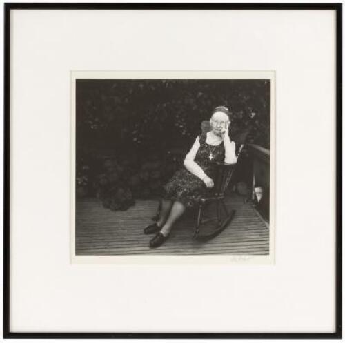 Silver print photograph of Imogen Cunningham