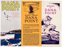 Small archive of items relating to the town of Dana Point on the Pacific coast in Orange County, California, and its development