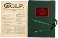Golf: A Weekly Record of "Ye Royal and Ancient" Game. "Far and Sure."