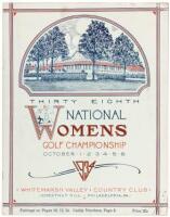 Thirty Eighth National Womens Golf Championship - official program