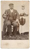 Photograph of an early golf champion, c.1890