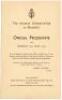 The Amateur Championship at Muirfield. Official Programme for Monday 23rd May 1932