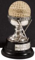 Dunlop Hole-in-One Sterling Trophy on Plinth with Ball