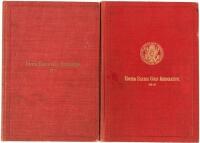 Two USGA Year Books, 1911 and 1914