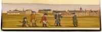 The Lady of the Lake: A Poem. In Six Cantos - with a fore edge painting of golfers at St. Andrews