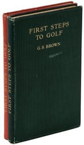 First Steps to Golf - inscribed from the author to his mother