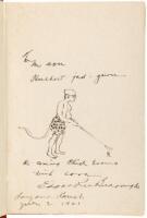 Tarzan the Terrible - with inscription from the author to his son, with a drawing of an ape-man golfing