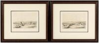 Two framed lithographs - "A Nasty One" and "A Nastier One"