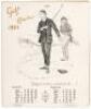 Golf Calendar 1901