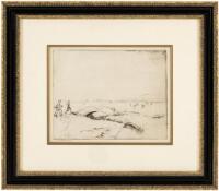 "The Swilcan Bridge, St. Andrews" - original etching with drypoint, signed