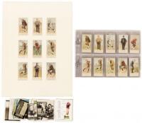 A complete set of "Cope's Golfers" cigarette cards - plus others