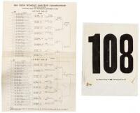 Archive of golf score cards, programs, pairing sheets, newspaper clippings, and more recording the career of Bay Area golfer Mrs. S.J. Anink (Jean Anink)