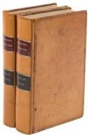 Two volumes from Blackstone's Commentaries on the Laws of England